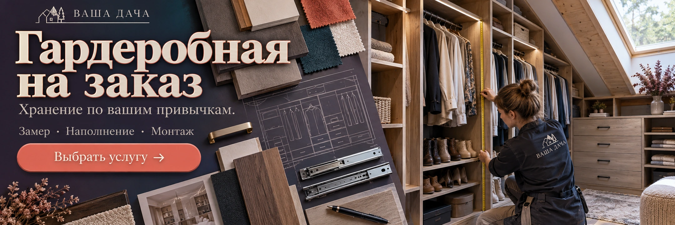 Гардеробная на заказ