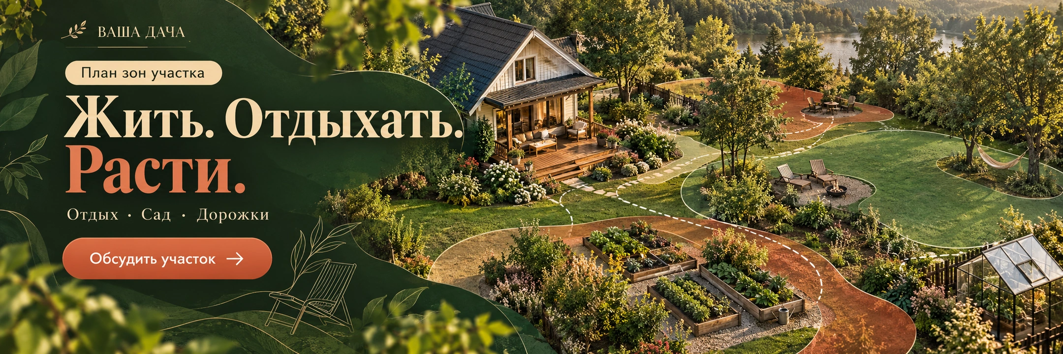 План функциональных зон участка