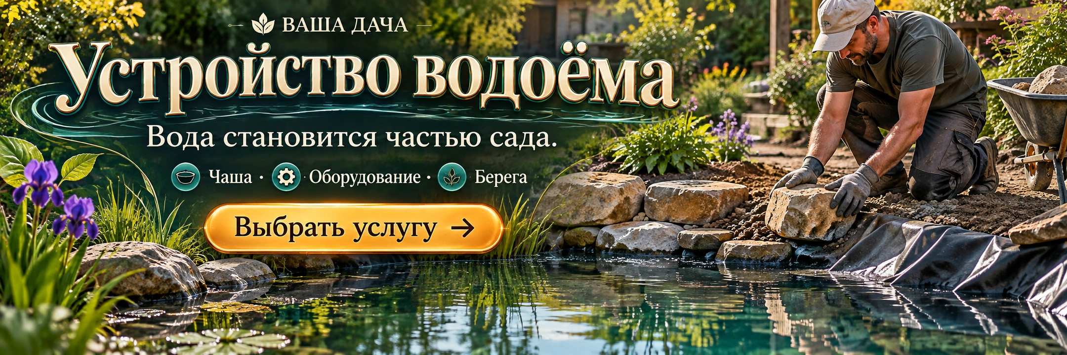 Устройство водоёма