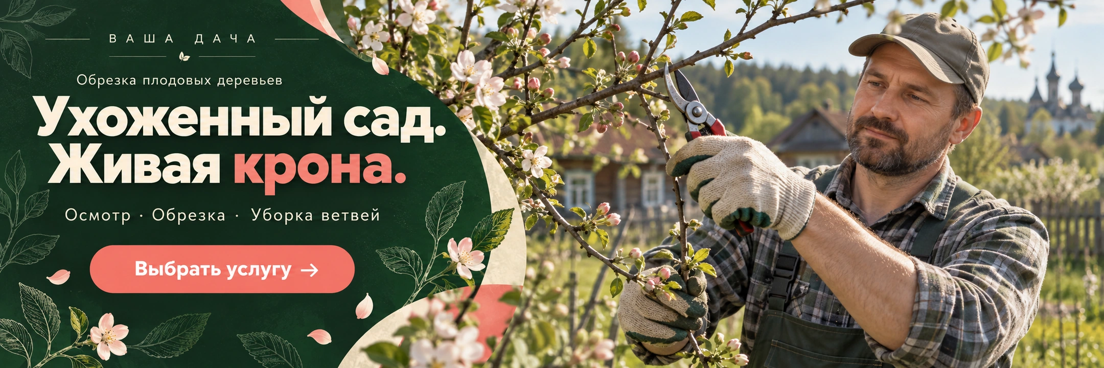 Обрезка плодовых деревьев