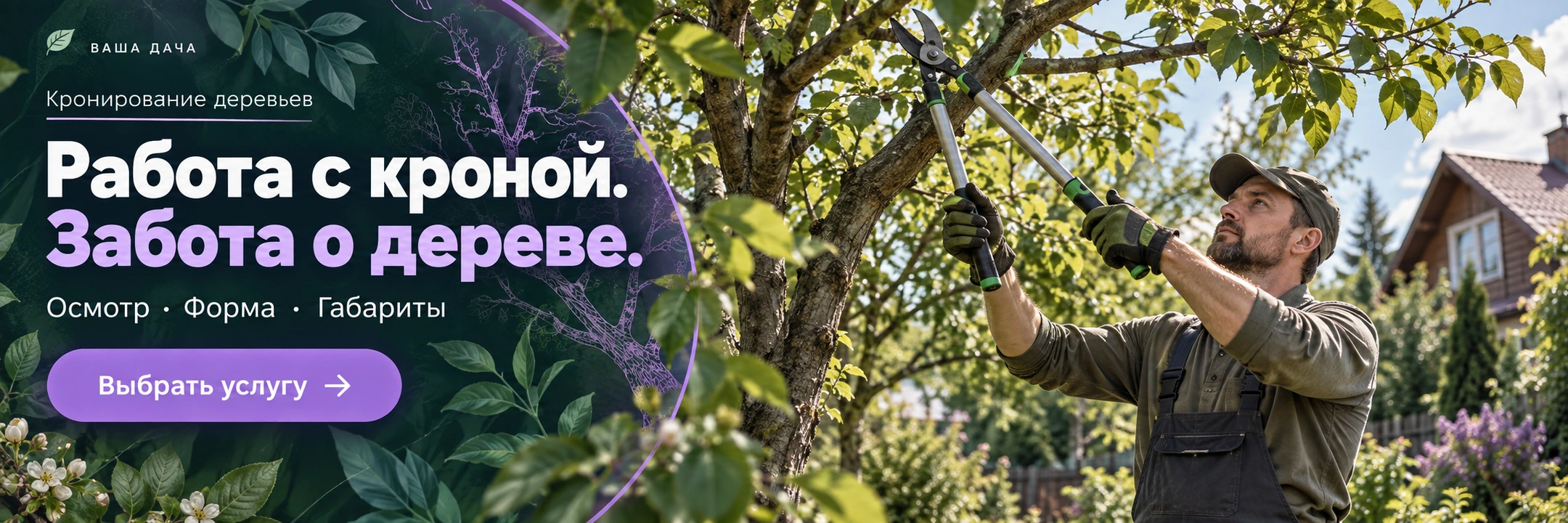 Кронирование деревьев