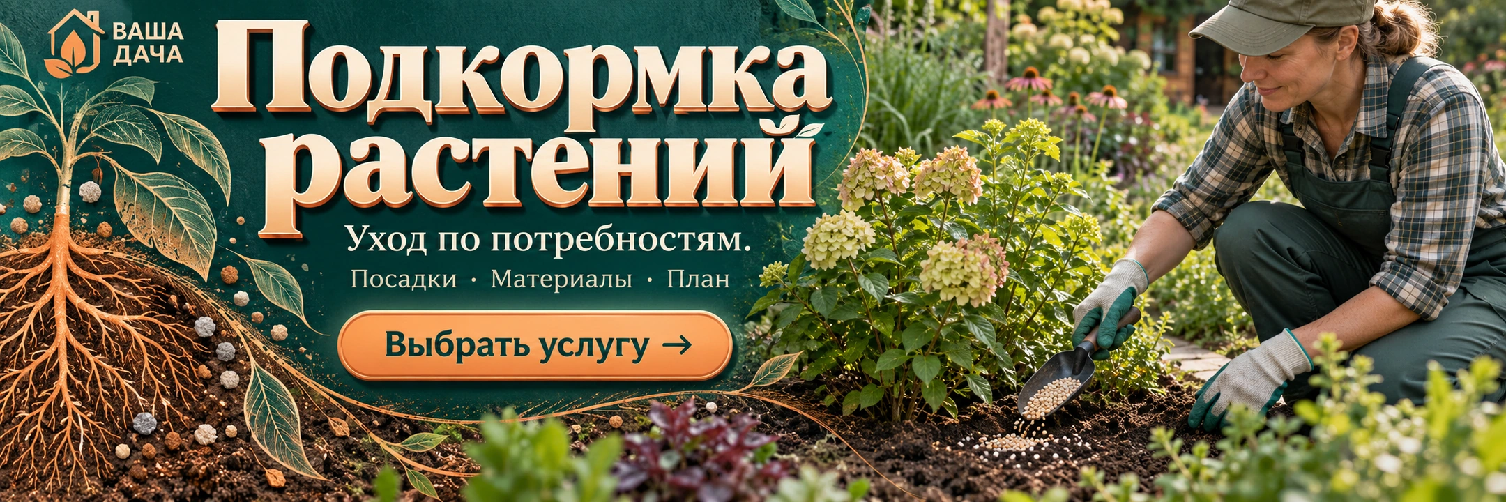 Подкормка растений