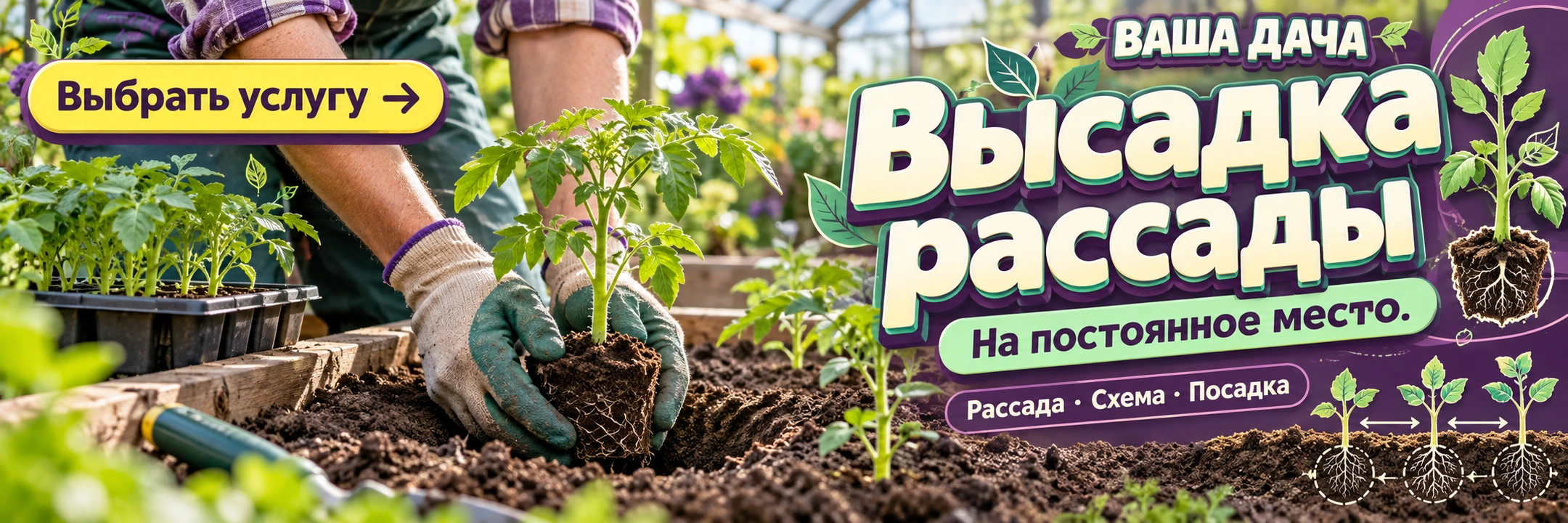 Высадка рассады
