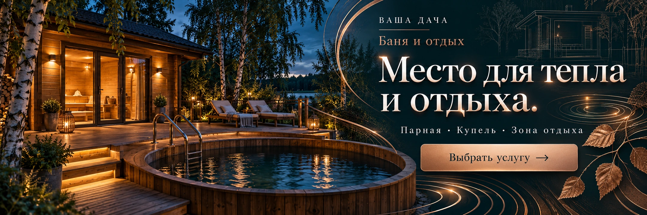 Баня и отдых