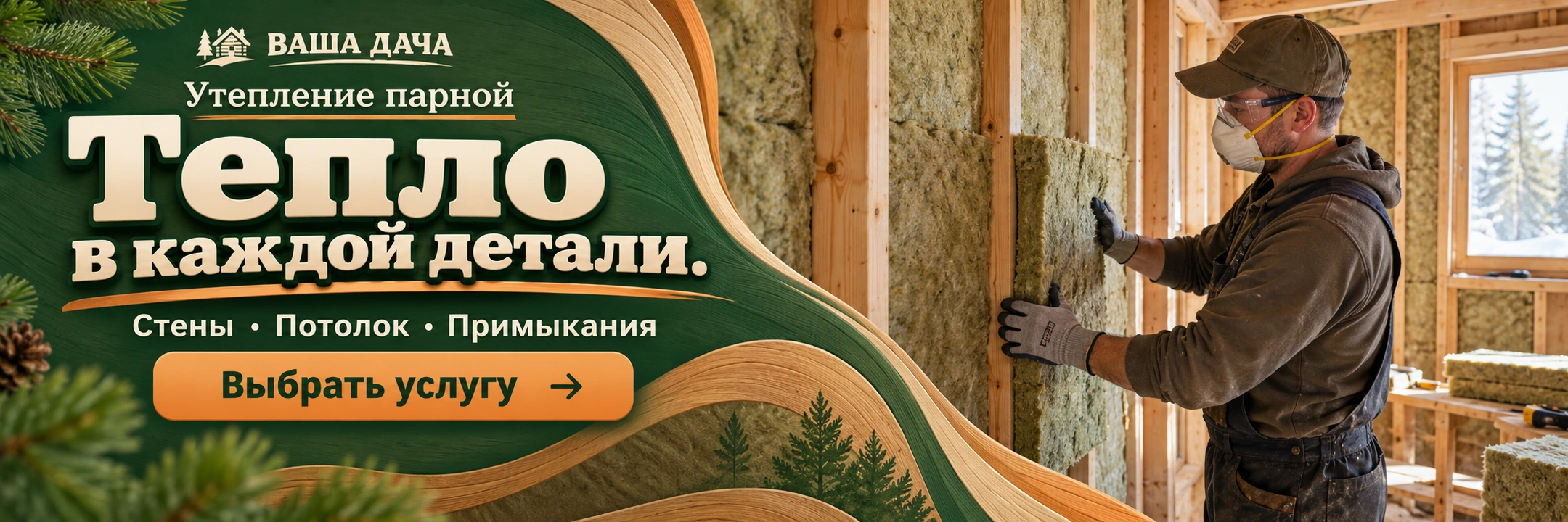 Утепление парной
