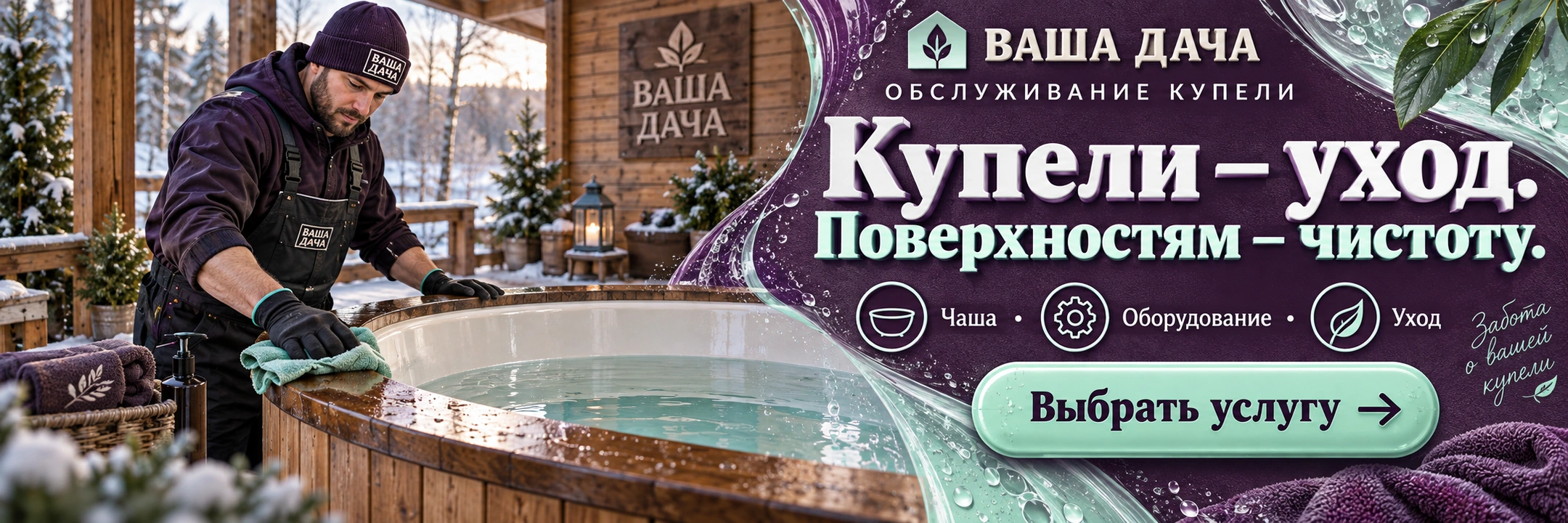 Обслуживание купели