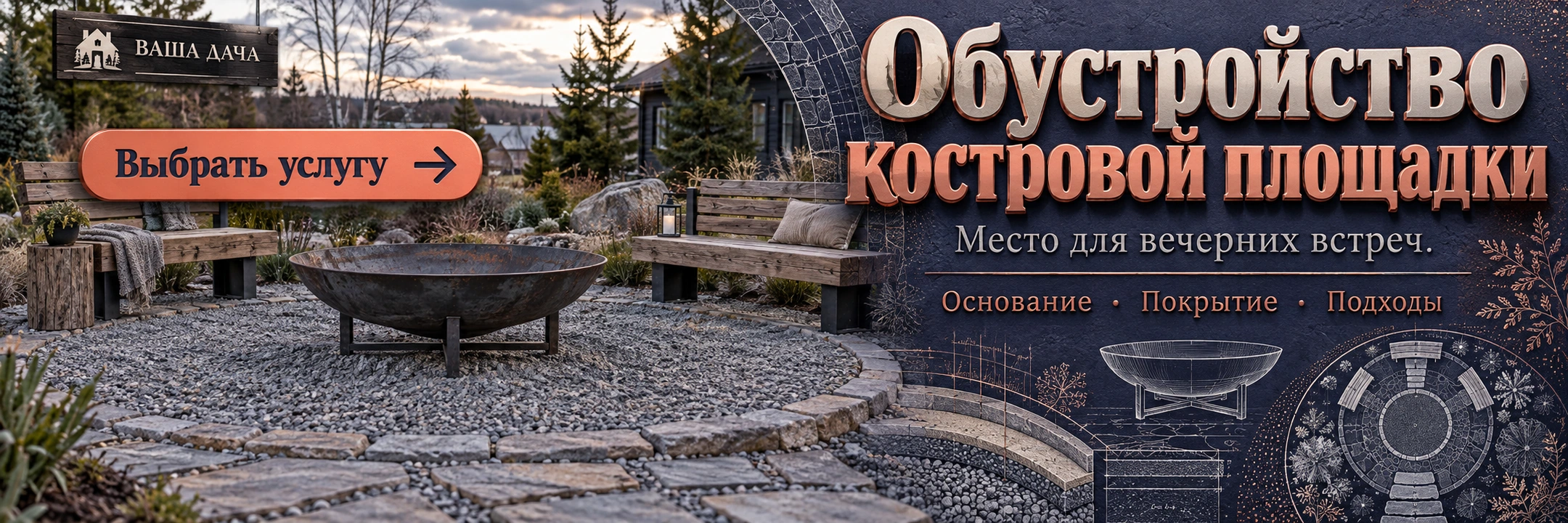 Обустройство костровой площадки