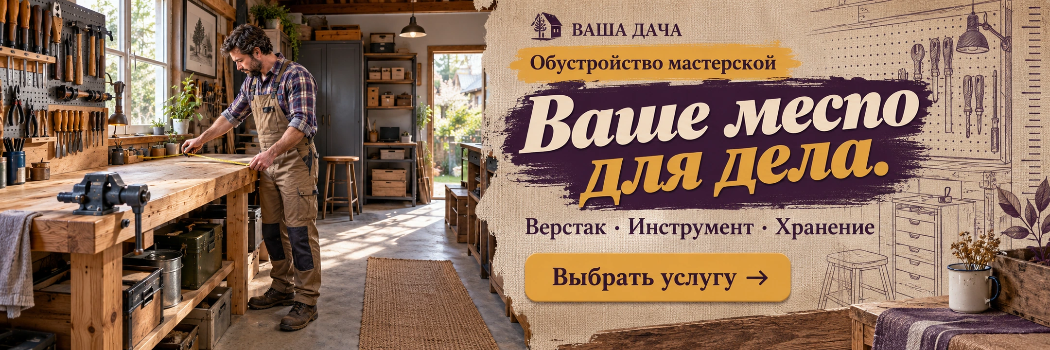 Обустройство мастерской