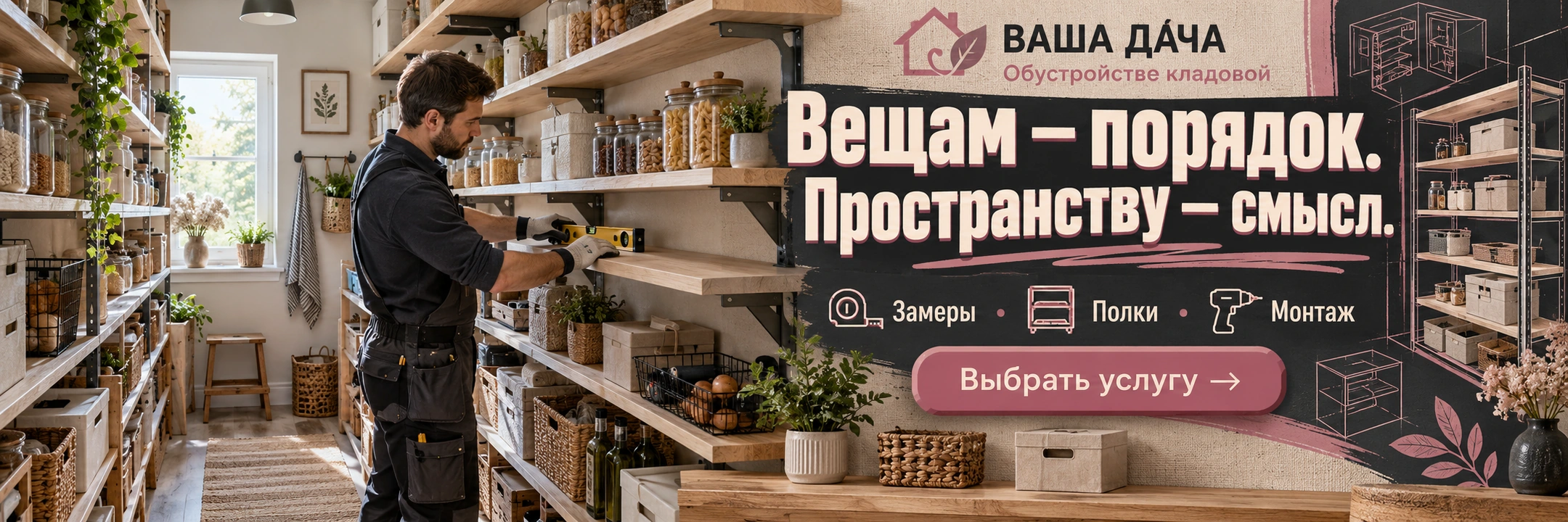 Обустройство кладовой