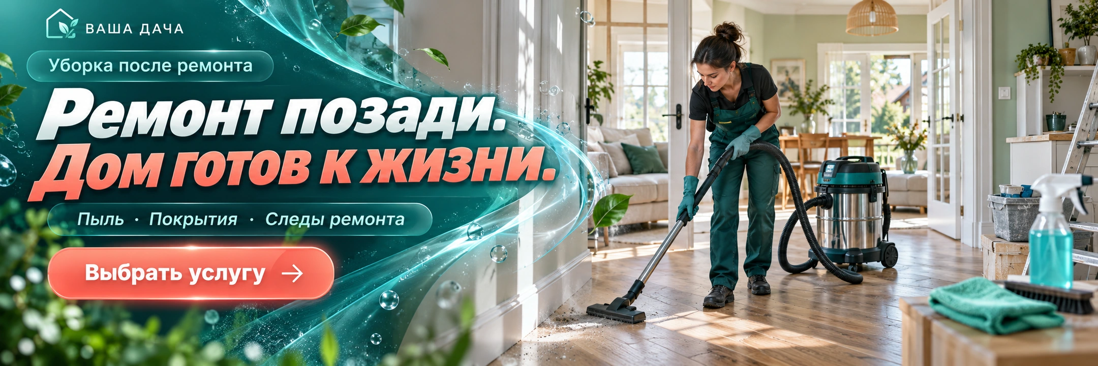 Уборка после ремонта