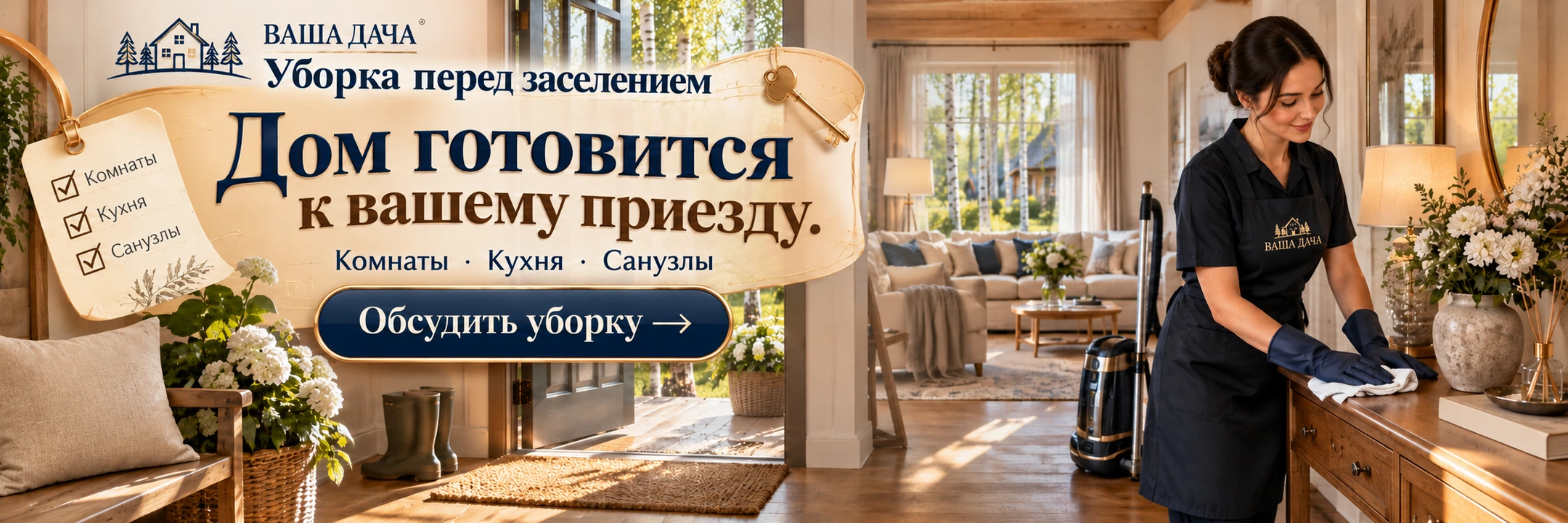 Уборка перед заселением
