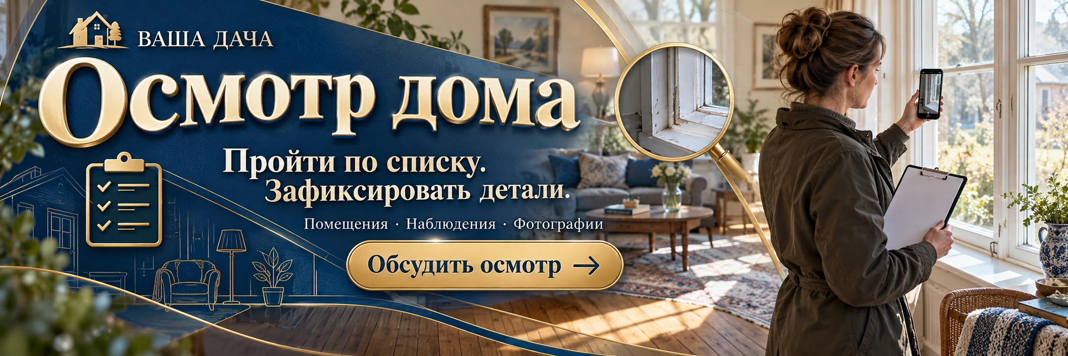 Осмотр дома