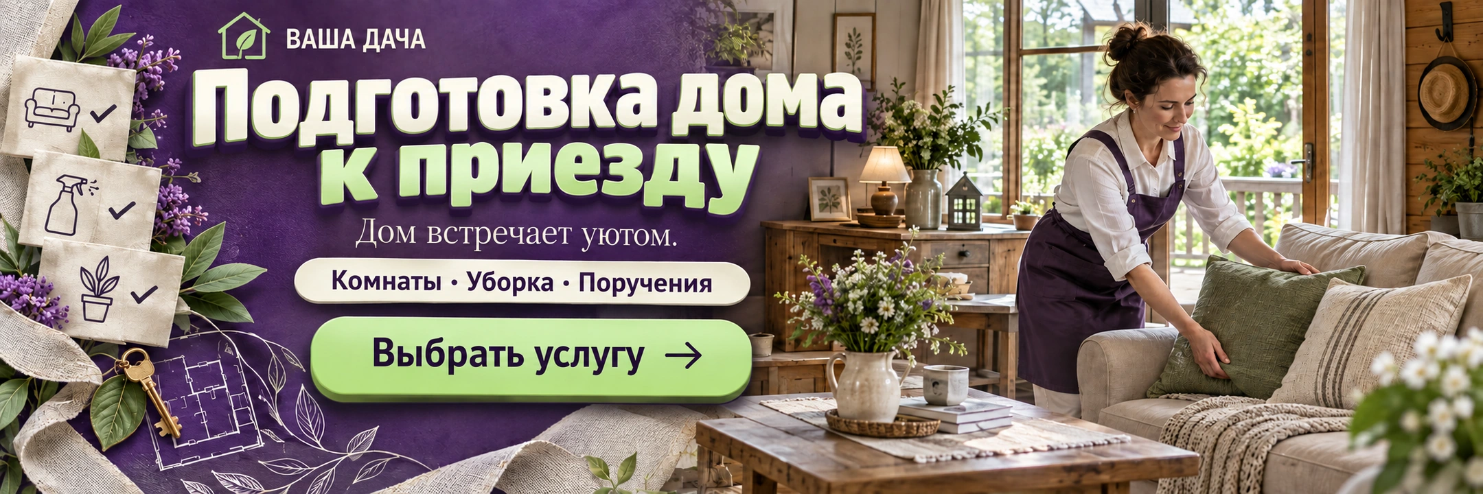 Подготовка дома к приезду