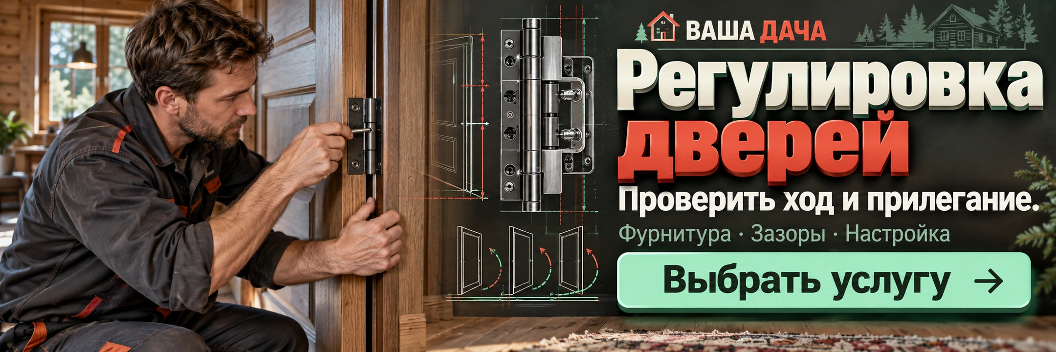 Регулировка дверей