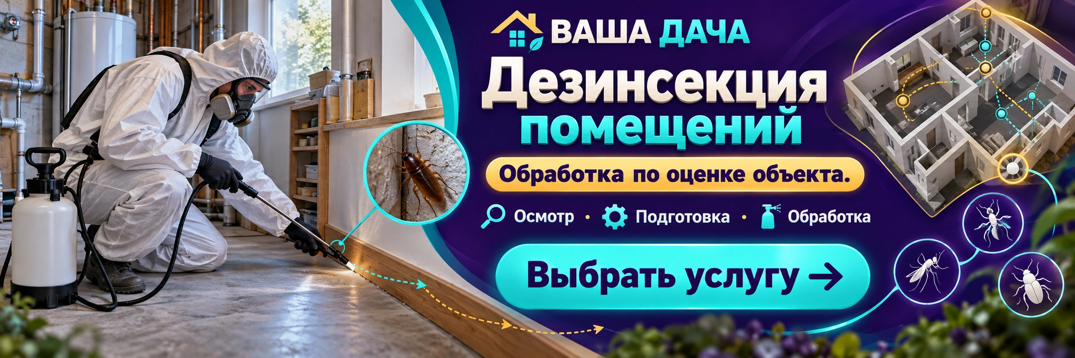 Дезинсекция помещений