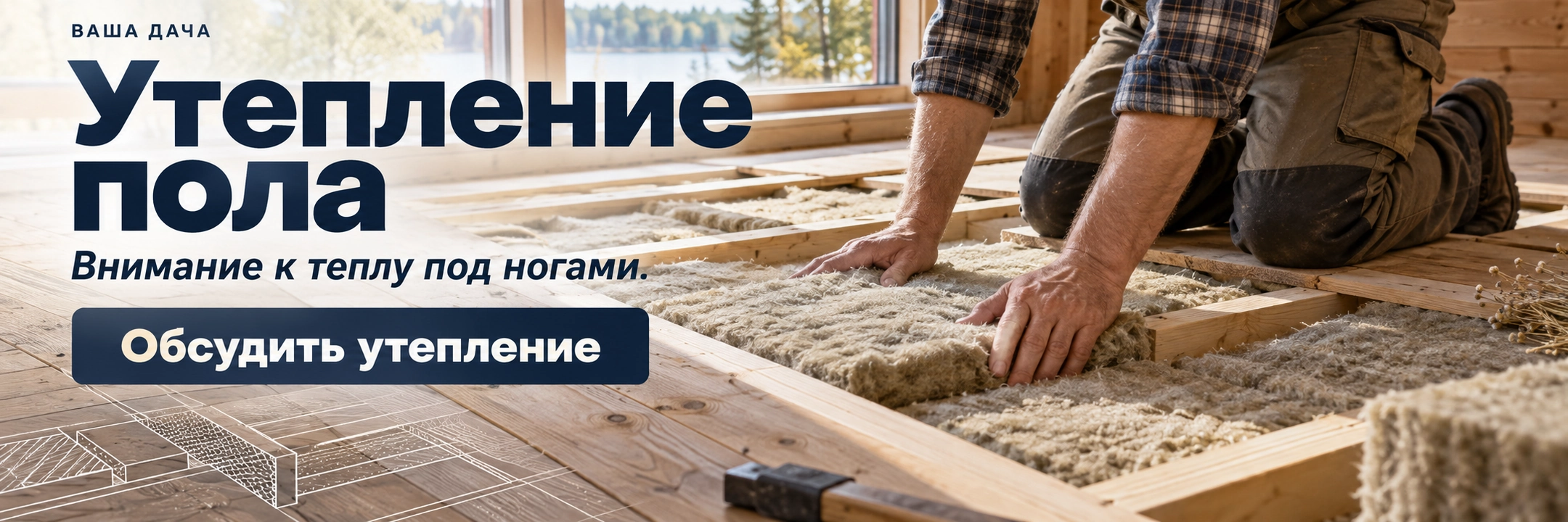 Утепление пола