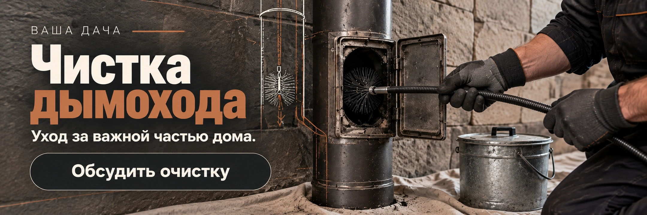 Чистка дымохода