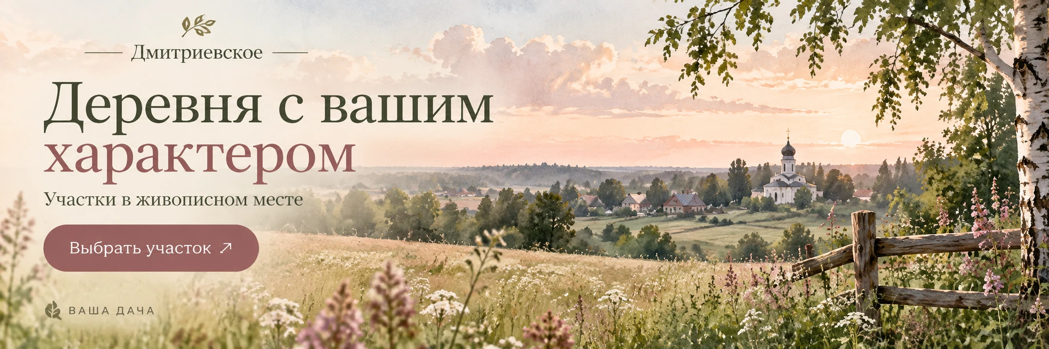 Дмитриевское · Деревня с вашим характером