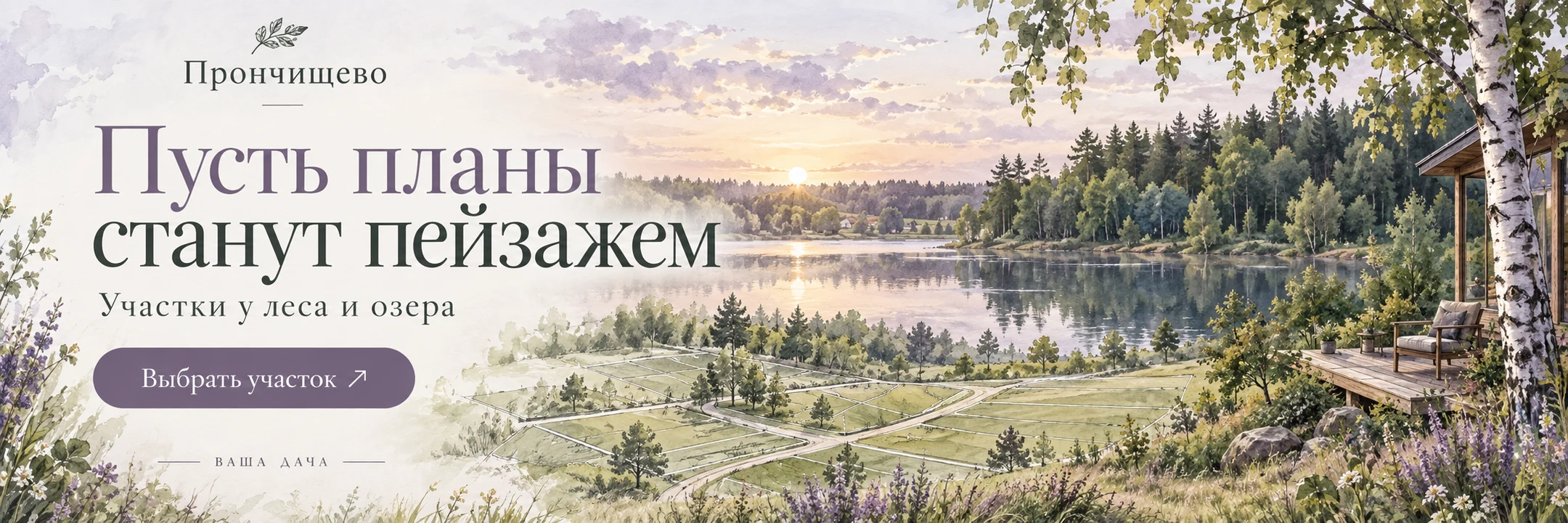 Прончищево · Пусть планы станут пейзажем