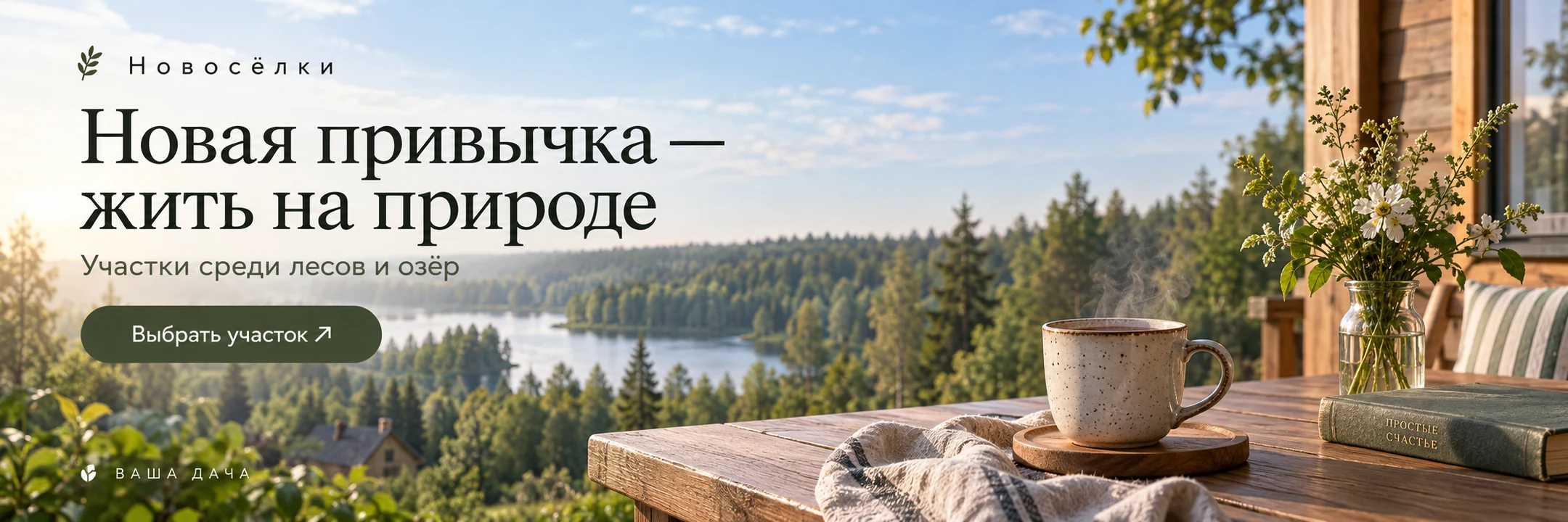 Новосёлки · Новая привычка — жить на природе