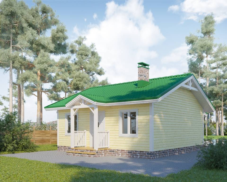 Дом 74 кв.м.  с отделкой и коммуникациями "ПОД КЛЮЧ"  