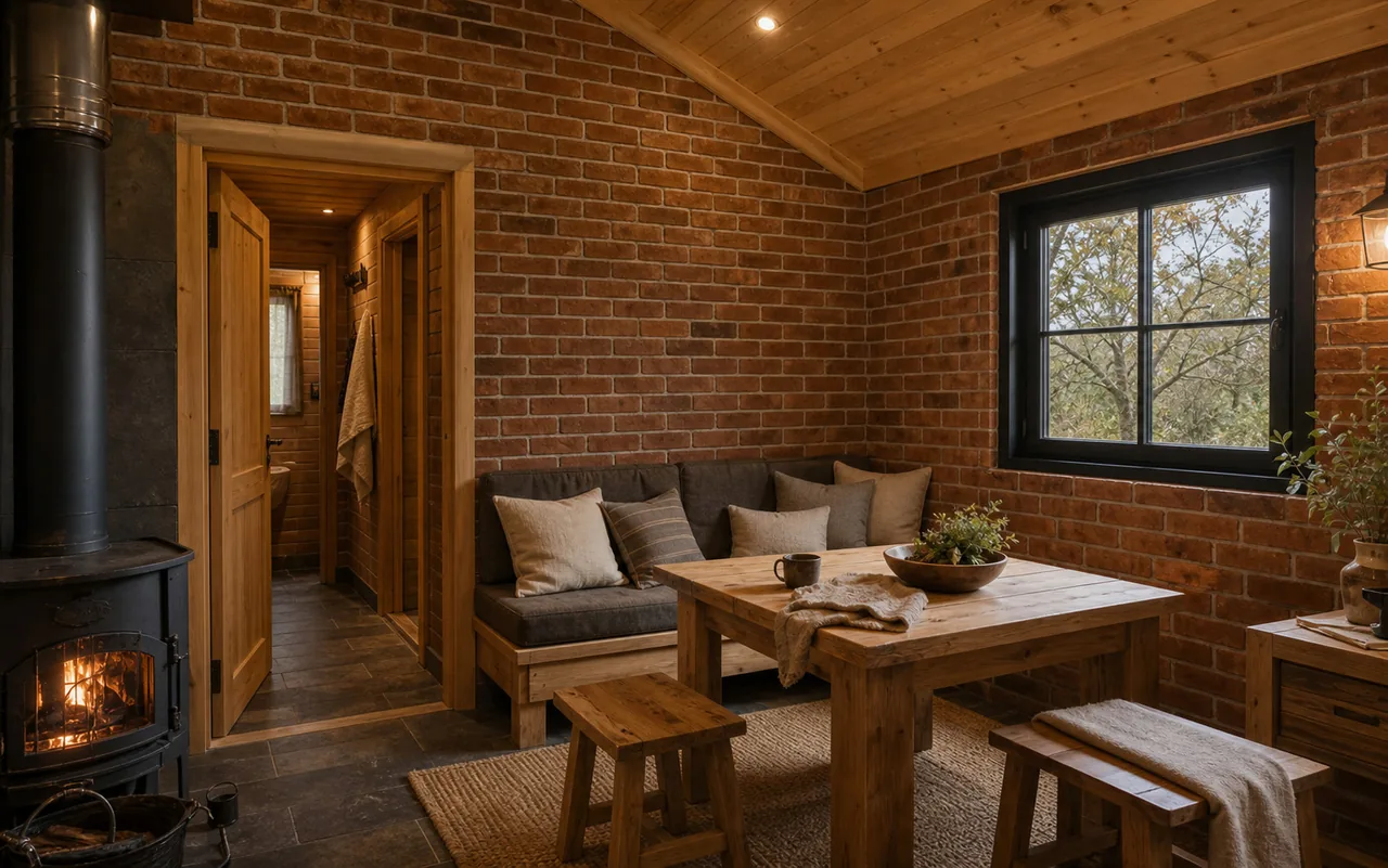 Кирпичная баня «Классика» 5×4 м: комплектация «Баня под ключ»