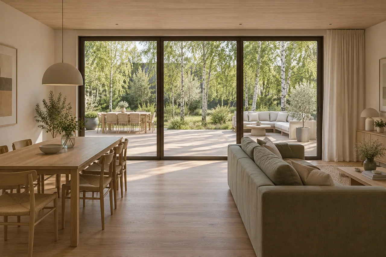 Барнхаус «Длинный день»: Гостиная