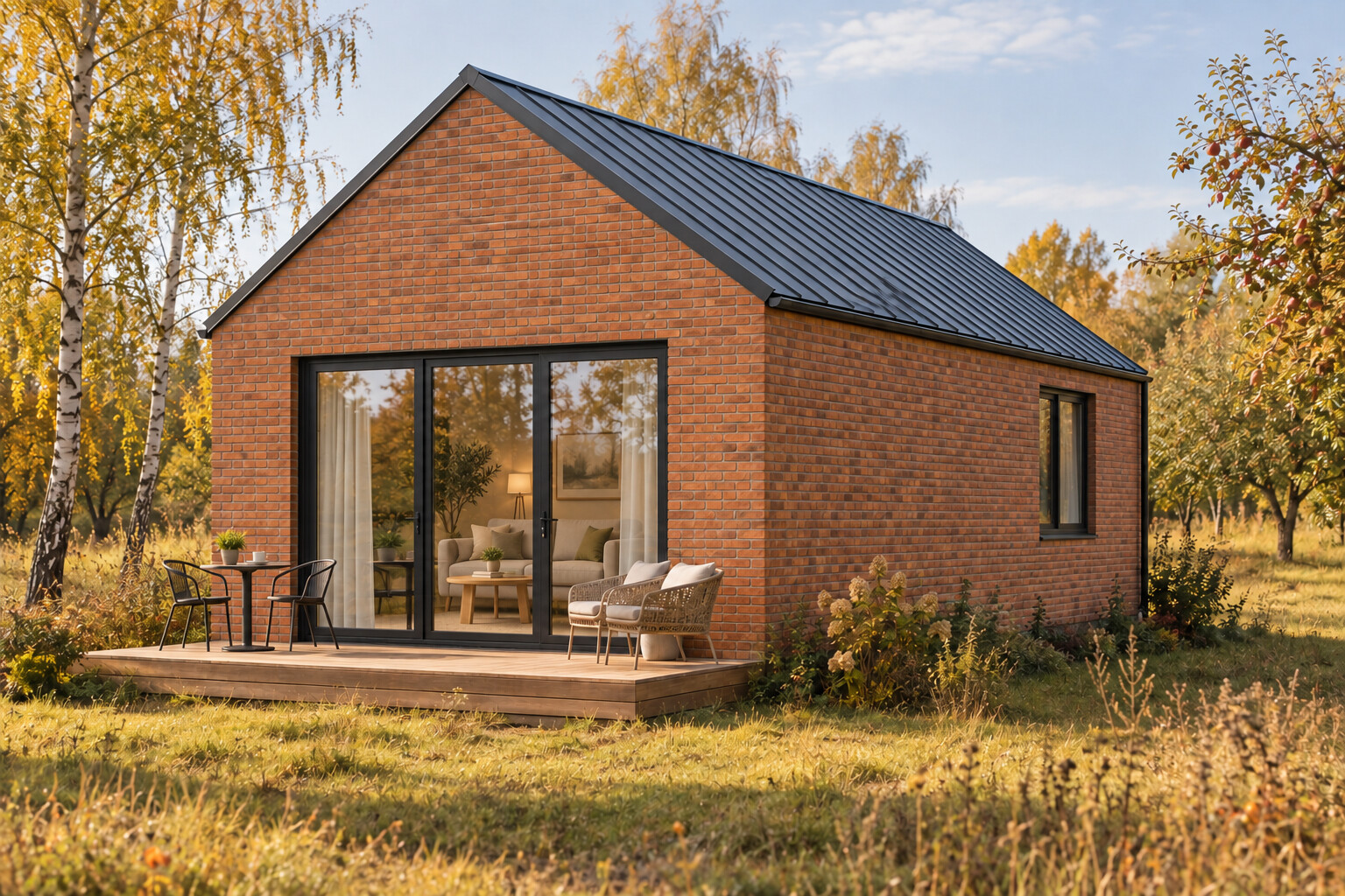 Барнхаус «Красная линия» 5×8 м