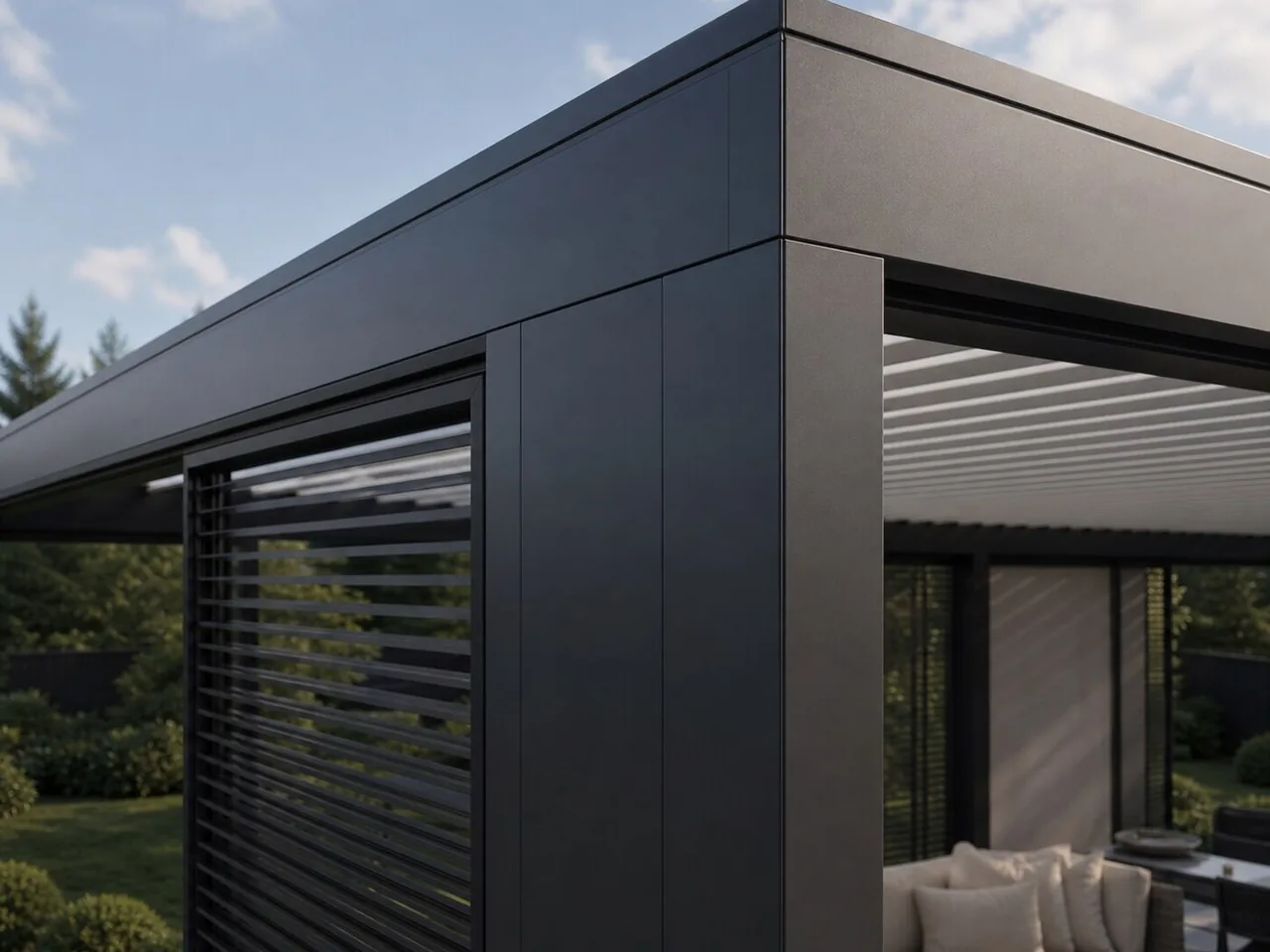 Модульное патио «Grid» 5×4 м: комплектация «Конструктив»