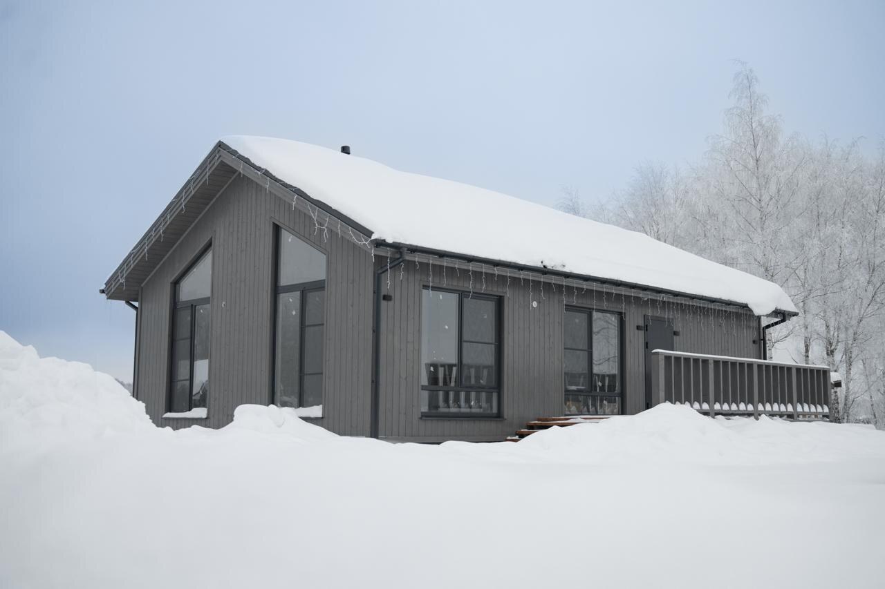 Каркасный дом «ХИТ 95 — Графит» 95 м²