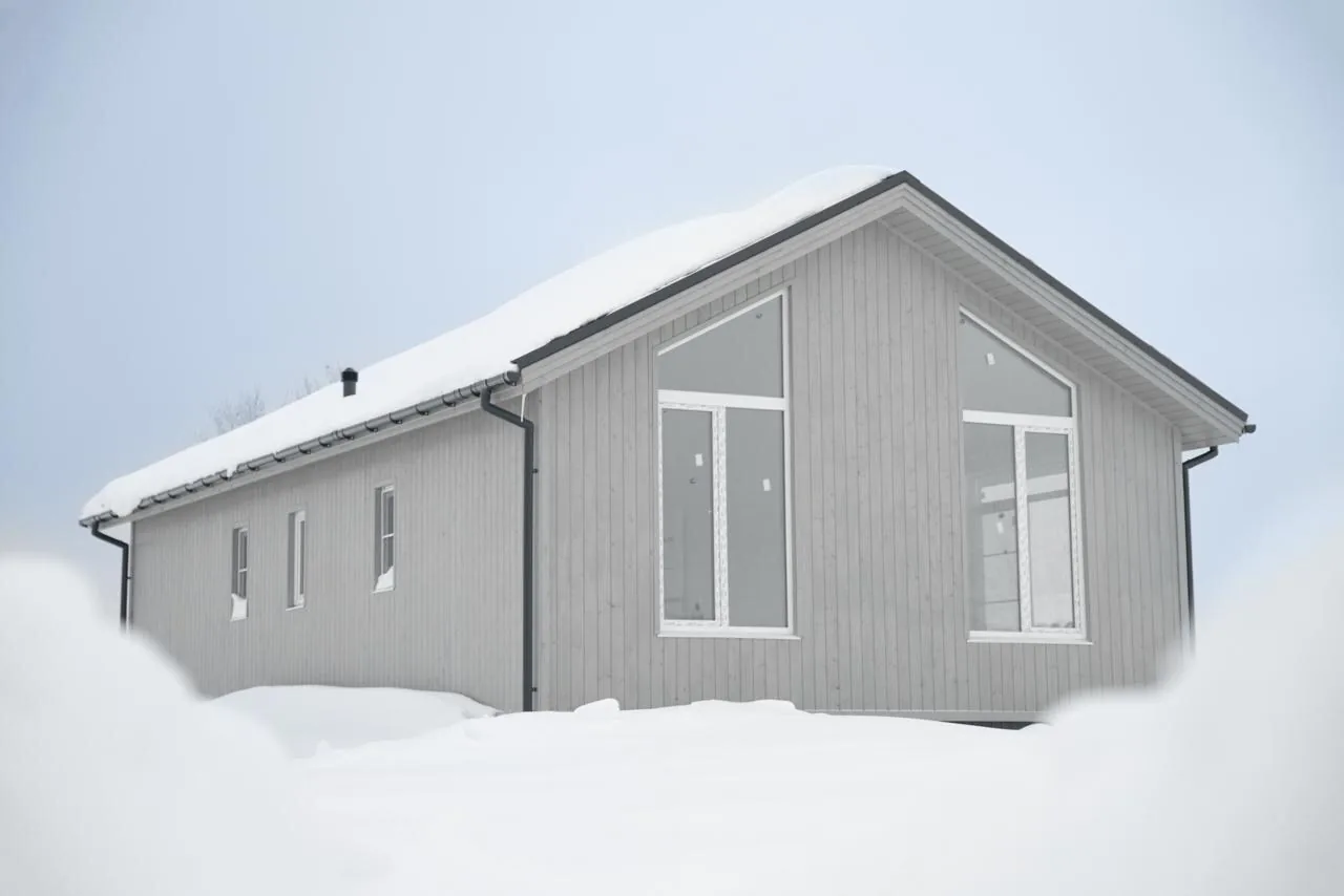 Каркасный дом «ХИТ 95 — Иней» 95 м² — внешний вид