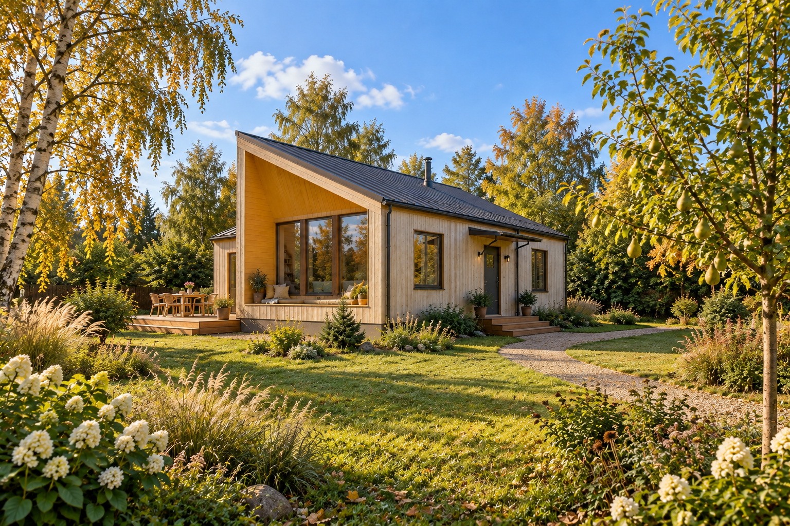 Дом в солнечном саду дома «Солнечная комната»