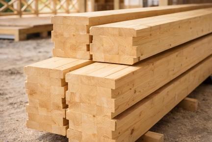 Брус клееный