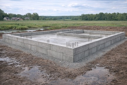 Монолитный фундамент 