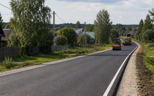 В Заокском районе завершается реализация национального проекта "Безопасные качественные дороги" 2021