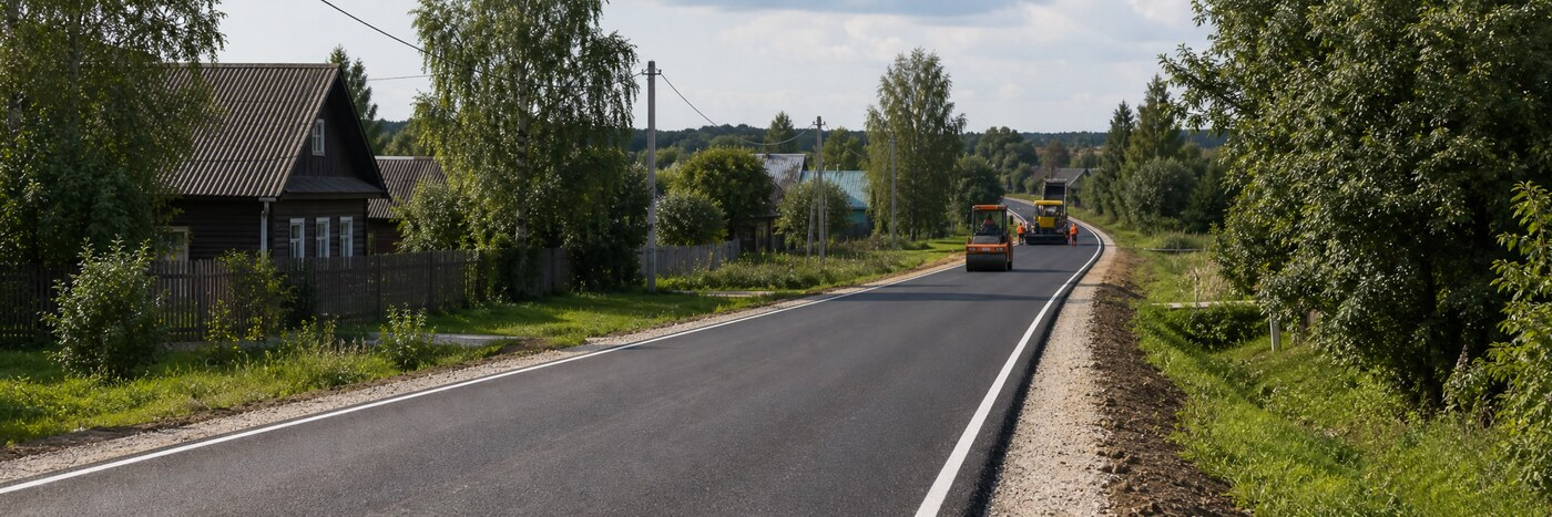 В Заокском районе завершается реализация национального проекта "Безопасные качественные дороги" 2021