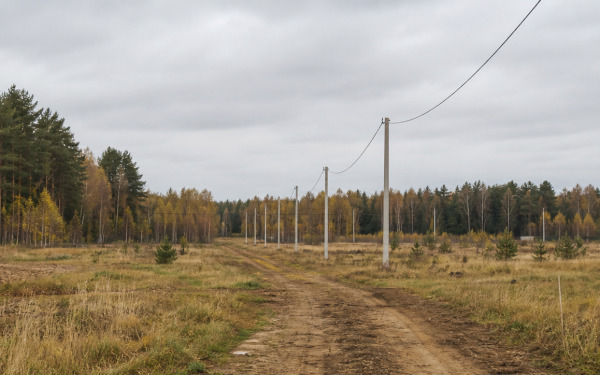 В деревне Пашково ЭКО 5 октября началось  проведение электросетей  
