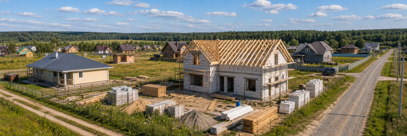 В России за год выдадут более 60 тыс. ипотек на строительство частных домов