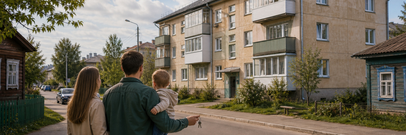 Семейную ипотеку нужно распространить на «вторичку» в малых городах.