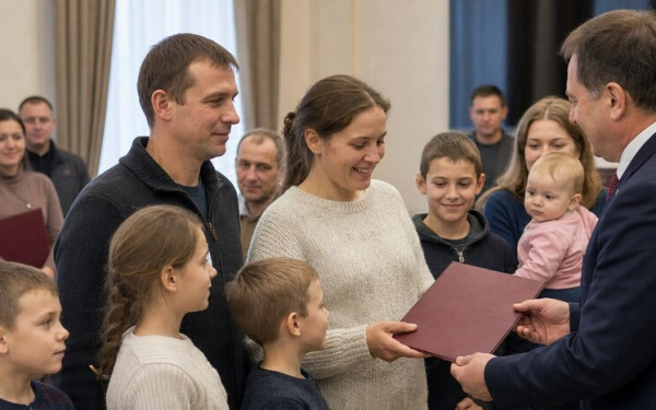 Тридцать многодетных заокских семей получили земельные участки