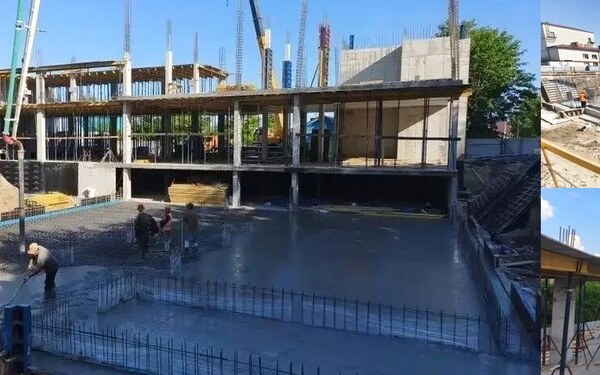 В Заокском продолжается строительство детской школы искусств