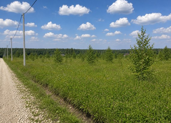Участок №195 площадью 9.4 соток в деревне Русятино 2