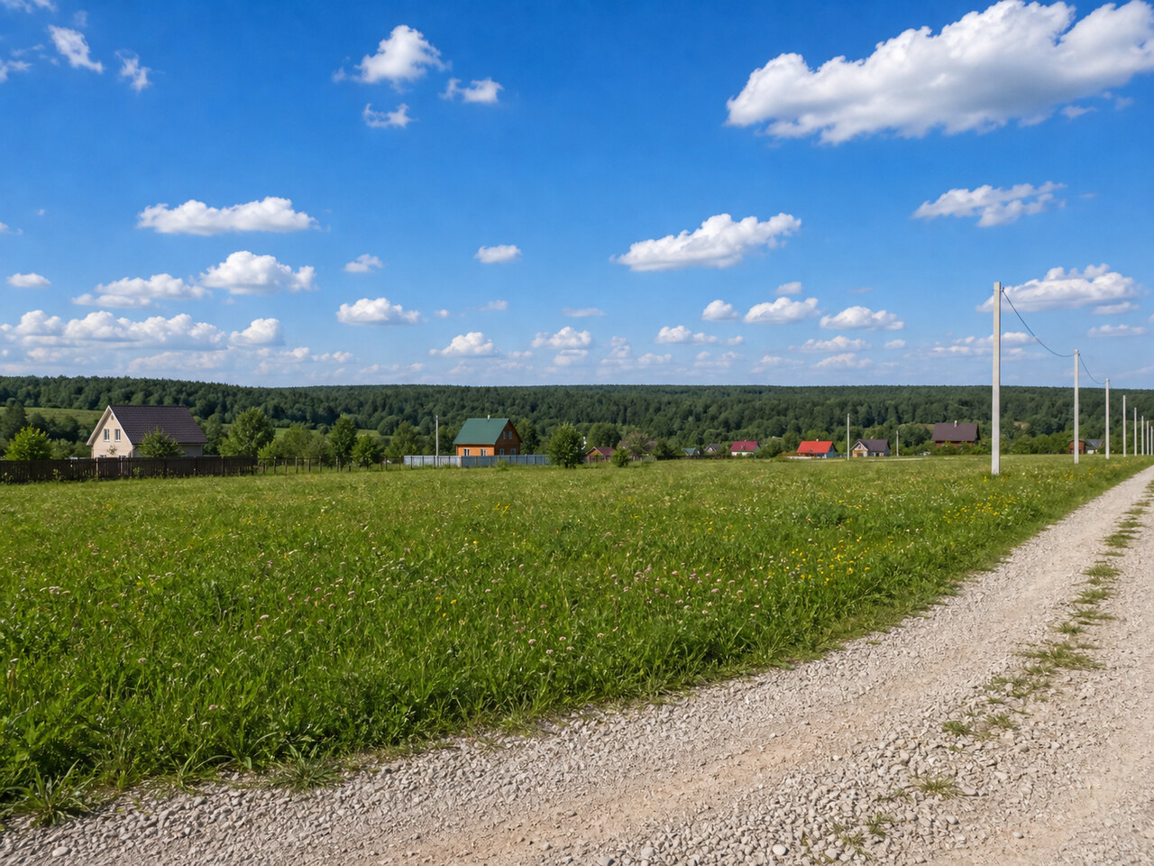 Участок № V33/2 площадью 13,24 сот. в деревне Пахомово 2 - фото 1