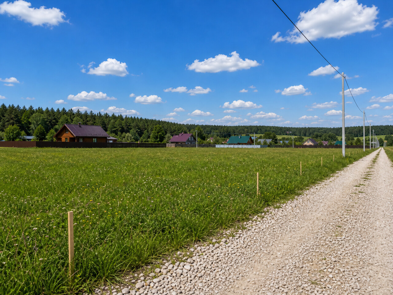 Участок № V42/2 площадью 15,00 сот. в деревне Пахомово 2 - фото 1