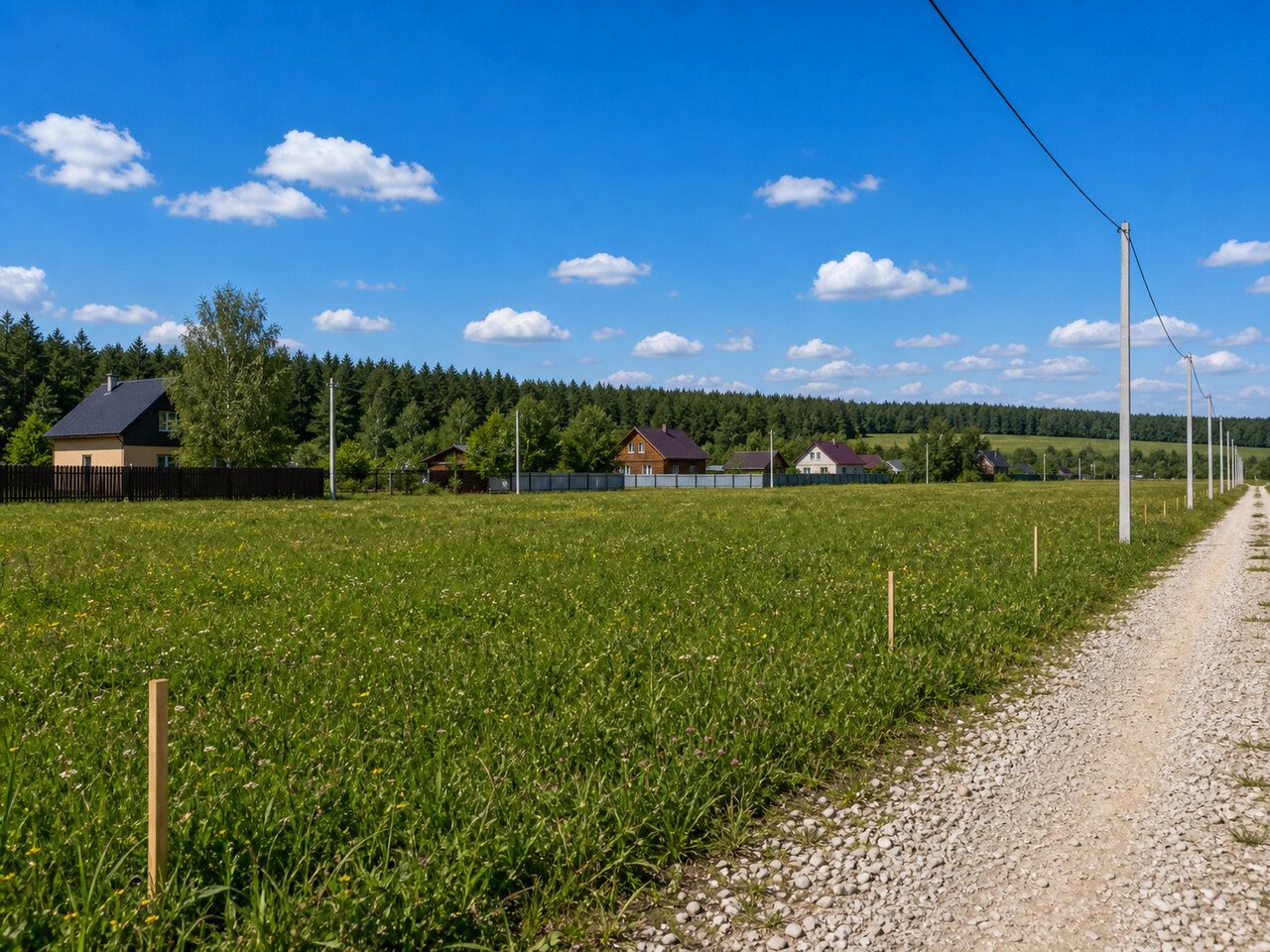 Участок № V48/2 площадью 14,91 сот. в деревне Пахомово 2 - фото 1