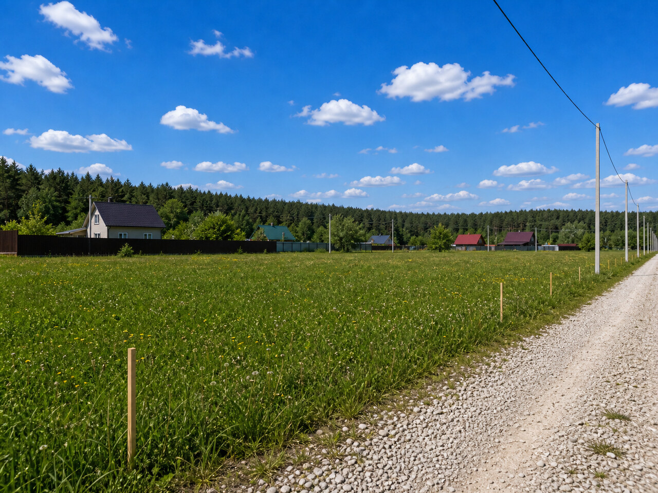 Участок № V47/2 площадью 14,92 сот. в деревне Пахомово 2 - фото 1