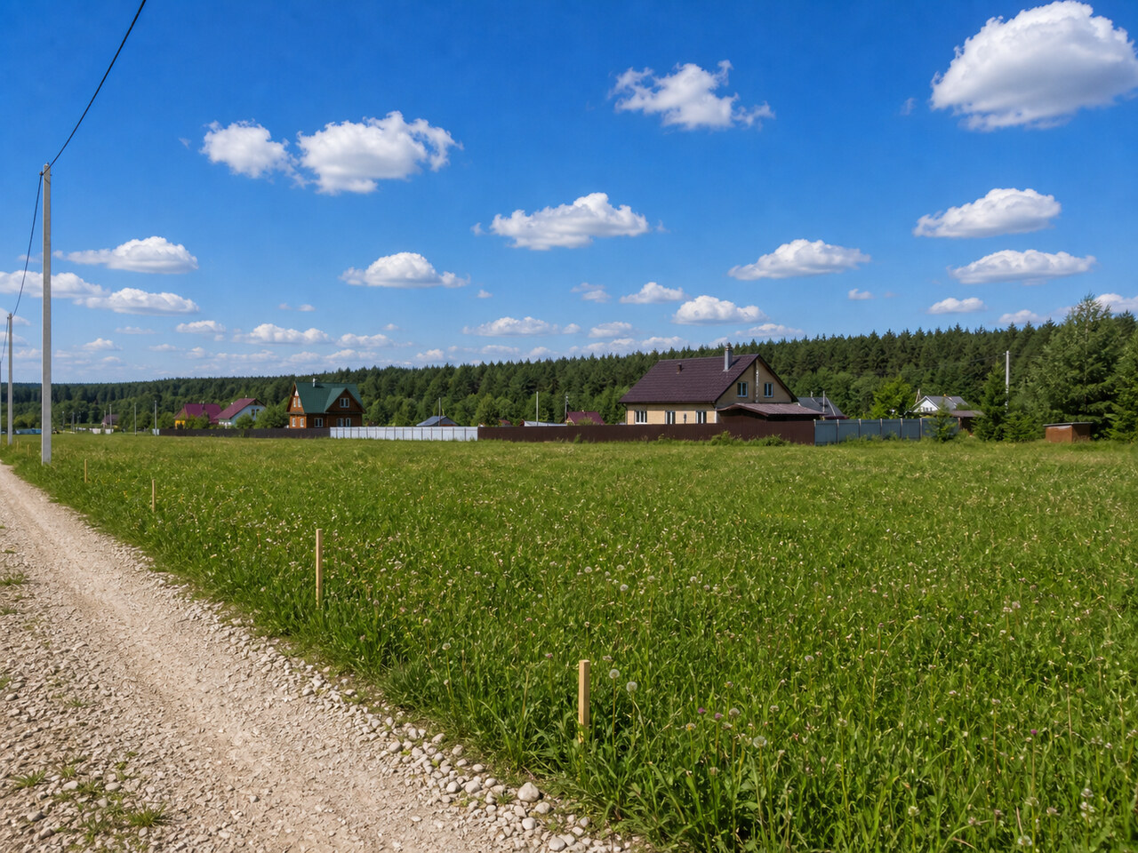 Участок № V45/2 площадью 24,02 сот. в деревне Пахомово 2 - фото 1