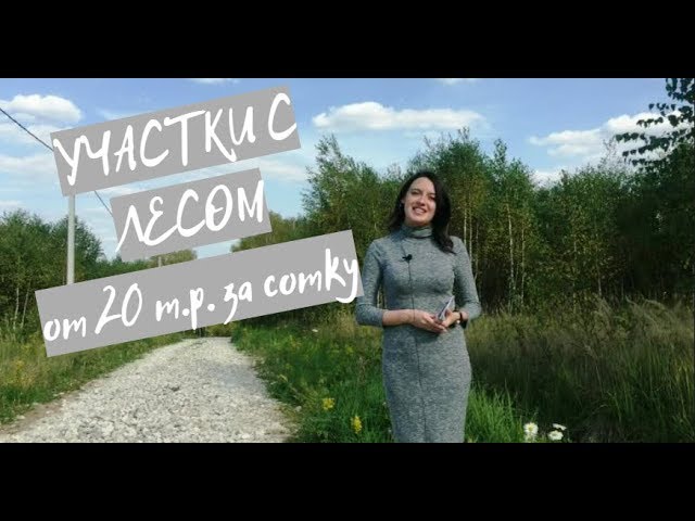 Участки с лесом в деревне Дятлово