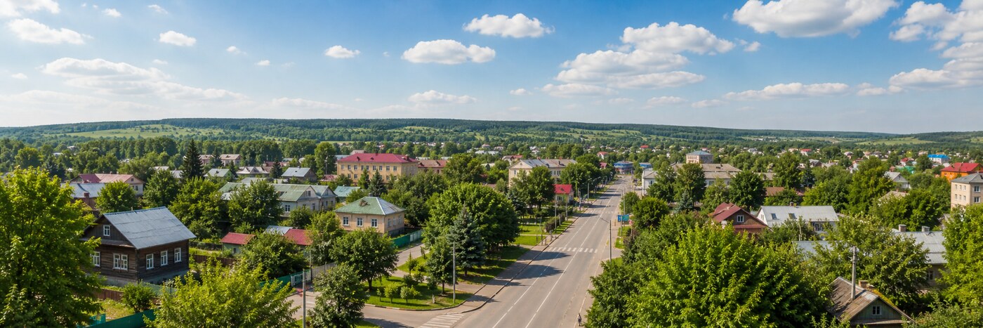 Рабочий поселок Заокский в Тульской области