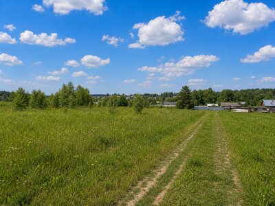 Участок 14 соток ИЖС в жилой деревне, с асфальтированным подъездом